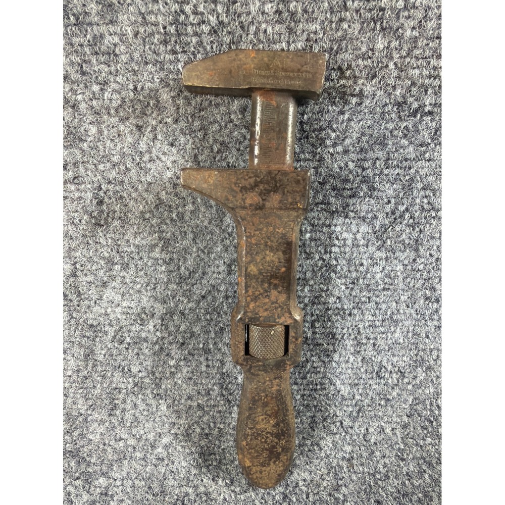 Vintage Billings & Spencer Hartford CT Type D Adjustable Wrench Pat Feb 18 1879